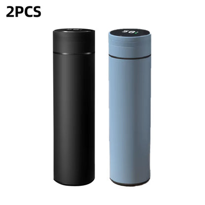 500Ml Smart Water Bottle Stainless Steel Thermos Temperature Display Leakproof Vacuum Flasks Coffee Cup Milk Mug Christmas Gift