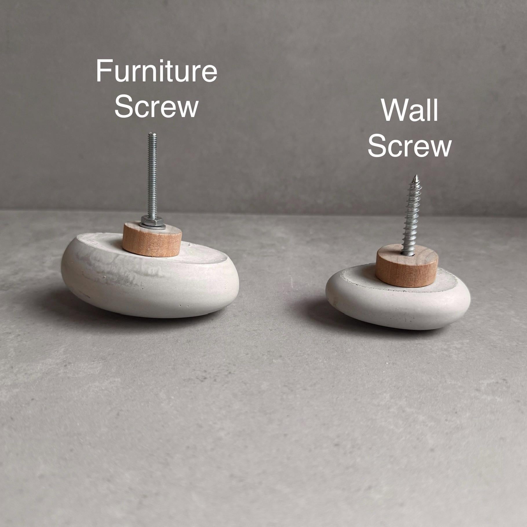 Pebble Concrete Knob, Cobblestone Cement Hook, Hat Hook, Drawer Pull, Decorative Peg, Furniture Hardware, Wall Storage, Minimal Cabinet Knob
