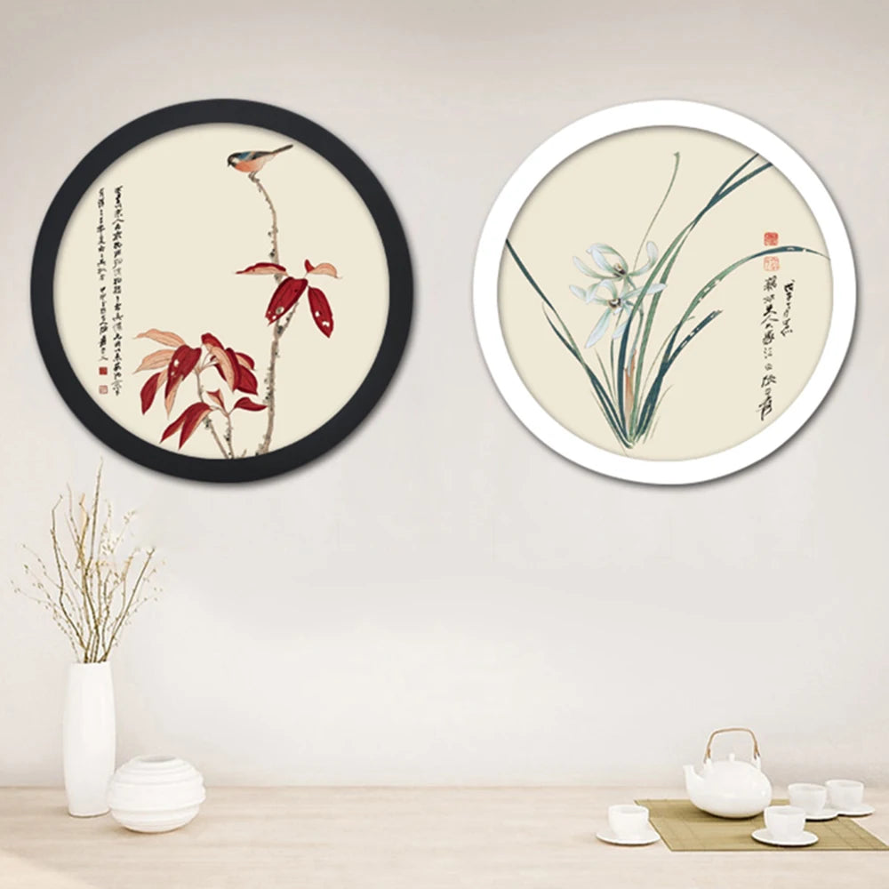 6-12Inch Murale round Weeding Gift Picture Frame Wall Mounted Photo Frame Hanging