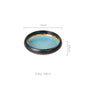Creative Kiln Ice Split Glaze Ceramic Plate Japanese Sushi Sashimi Plate Dish Salad Plate
