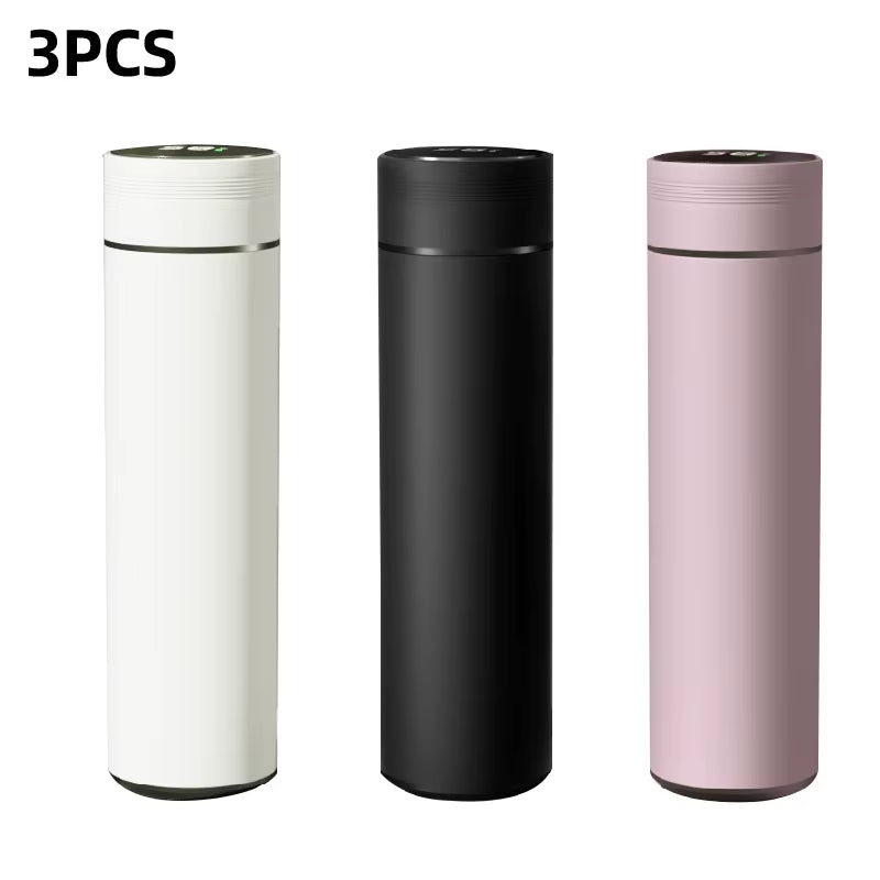 500Ml Smart Water Bottle Stainless Steel Thermos Temperature Display Leakproof Vacuum Flasks Coffee Cup Milk Mug Christmas Gift