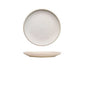 Japanese Solid Color Matte Ceramic Tableware Household Steak Plate Flat Plate Large White Plate