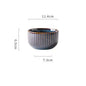 Nordic Style Kiln Glazed Ceramic Rice Salad Bowl Soup Bowl round Dish Dinner Plate Tableware