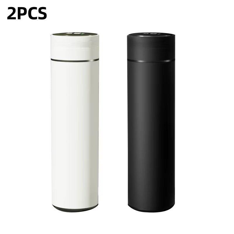 500Ml Smart Water Bottle Stainless Steel Thermos Temperature Display Leakproof Vacuum Flasks Coffee Cup Milk Mug Christmas Gift