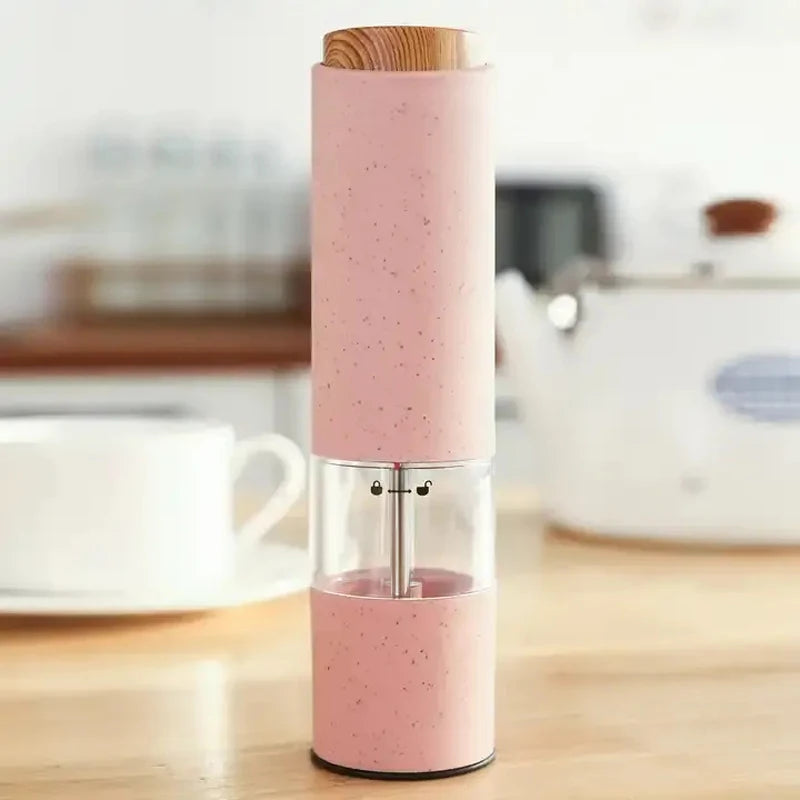 Wholesales White Pink Blue Green Color Salt and Pepper Mill Ceramic Burr with Light Spice Pepper Mill Grinder