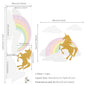 Big Rainbow Watercolour Home Decor Wall Sticker Self-Adhesive for Children'S Room Living Room Nursery Decals Nordic Kid Stickers