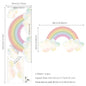 Big Rainbow Watercolour Home Decor Wall Sticker Self-Adhesive for Children'S Room Living Room Nursery Decals Nordic Kid Stickers