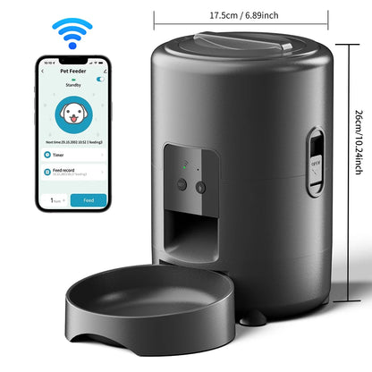 2L Camera Pet Feeder Timing Smart Automatic Feeder for Cats Dog Button WIFI APP Video Intelligent Dry Food Dispenser Dog Bowl