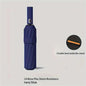 12 Bone Black Glue Fully Automatic Umbrella with Thick and Durable Keel Three Fold Umbrella UV Resistant Folding Umbrella