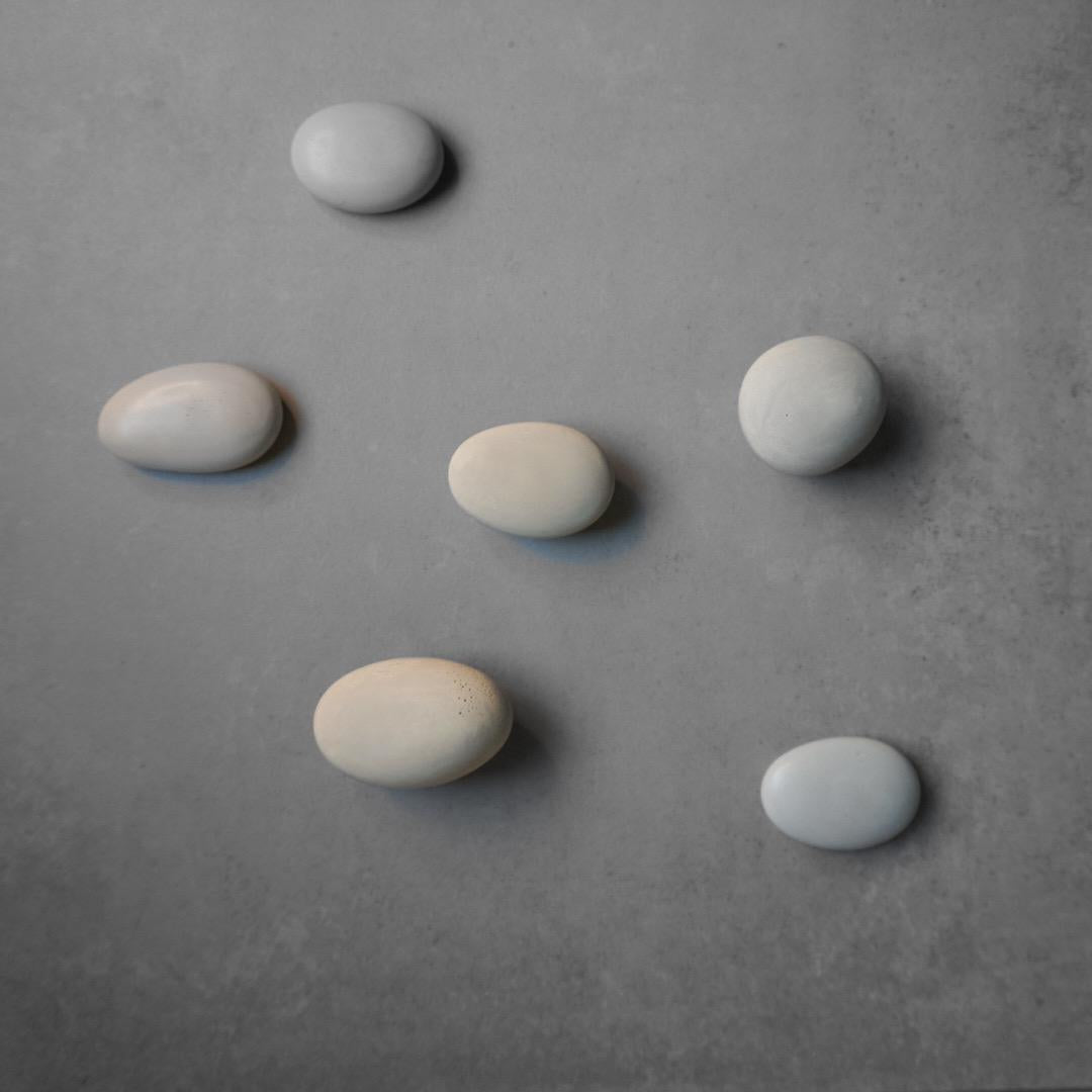 Pebble Concrete Knob, Cobblestone Cement Hook, Hat Hook, Drawer Pull, Decorative Peg, Furniture Hardware, Wall Storage, Minimal Cabinet Knob