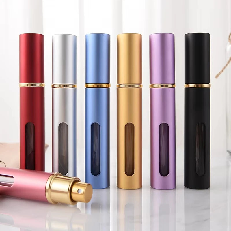 Perfume Atomizer Glass Perfume Dispenser Premium Travel Spray Bottle Refillable Portable Empty Mini Bottle 10Ml