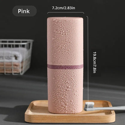 1Pc Toothbrush Travel Case Travel Toothbrush Holder Case Portable Travel Toothbrush Case for Traveling Camping Business Trip
