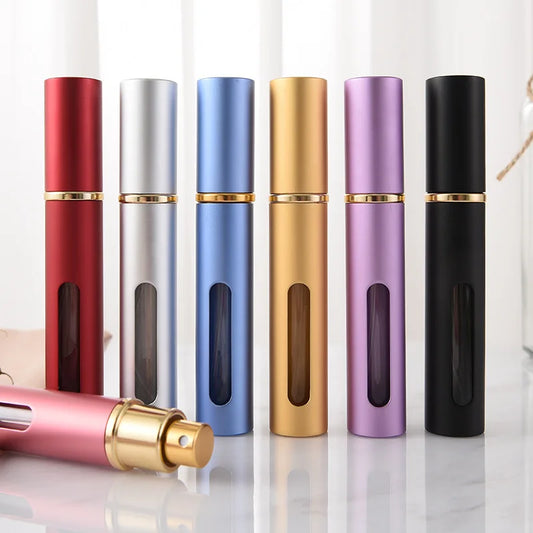 Perfume Atomizer Glass Perfume Dispenser Premium Travel Spray Bottle Refillable Portable Empty Mini Bottle 10Ml