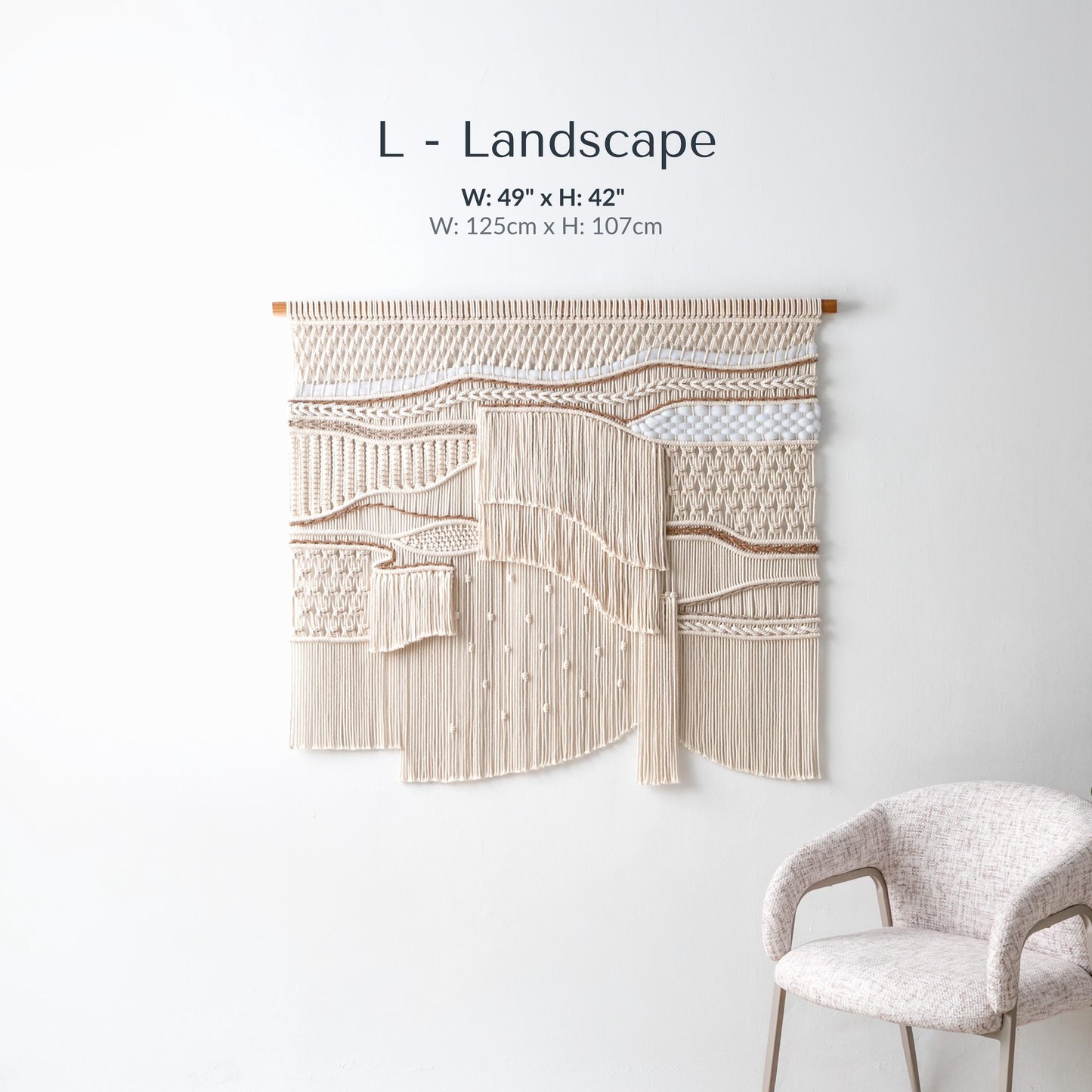 Extra Large Macrame Wall Hanging, Abstract Textile Art for Interior, Japandi Fiber Wall Art Decor, Extra Large Macrame Headboard above Bed